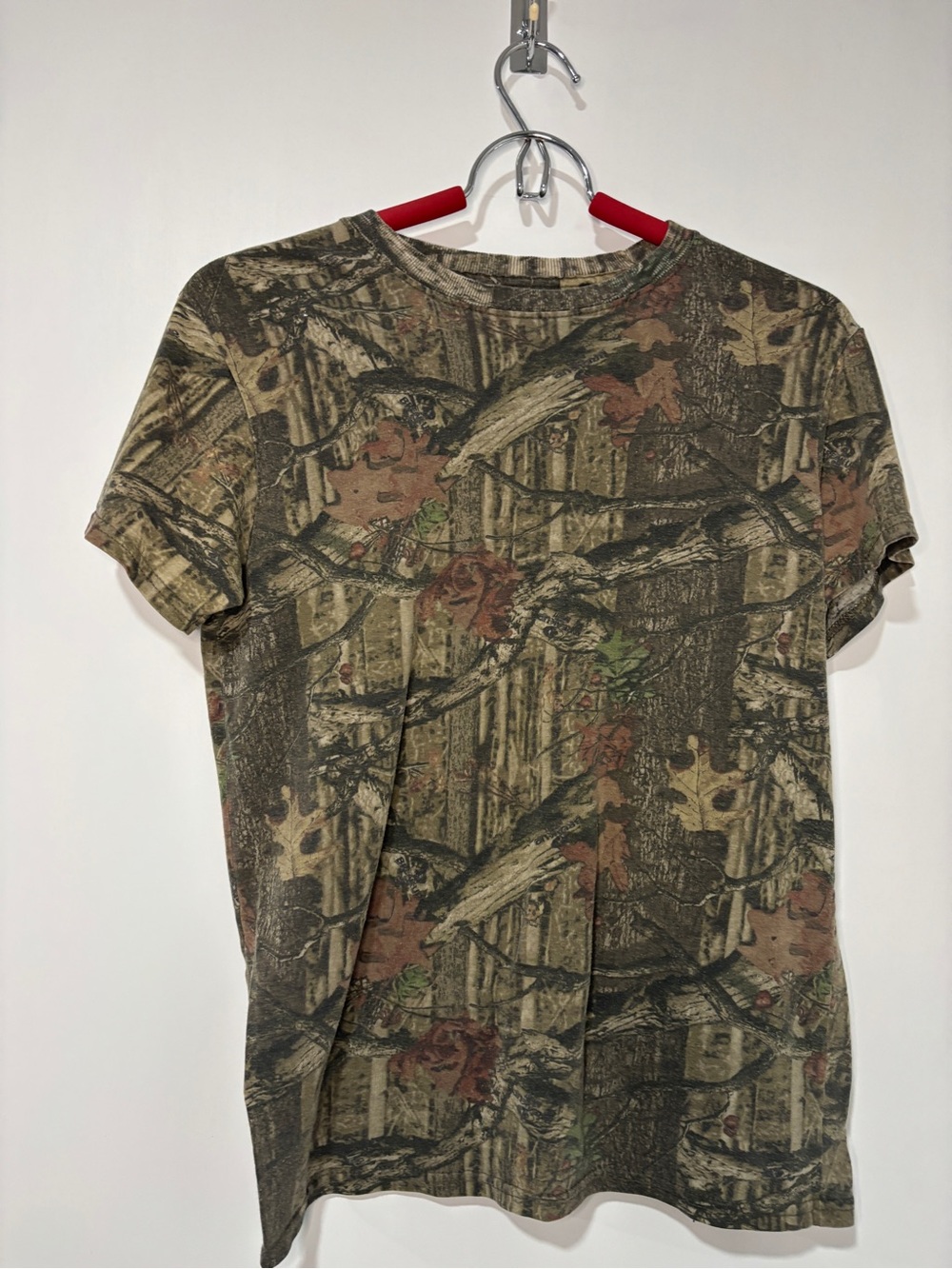 Mossy Oak Woodland Camo Short Sleeve Tee - Olive Brown